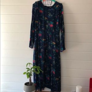 Vintage-y And Other Stories maxi dress - dark blue